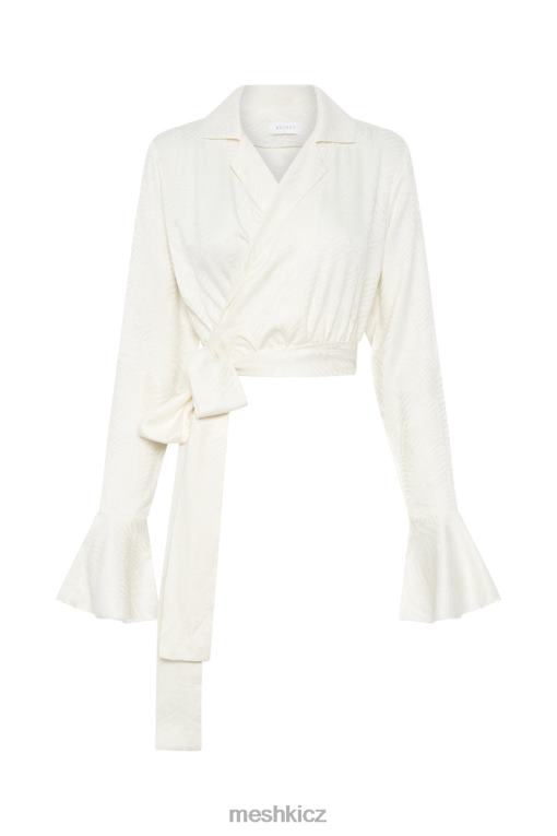 oblečení Meshki analize wrap top kost V0D0D1006