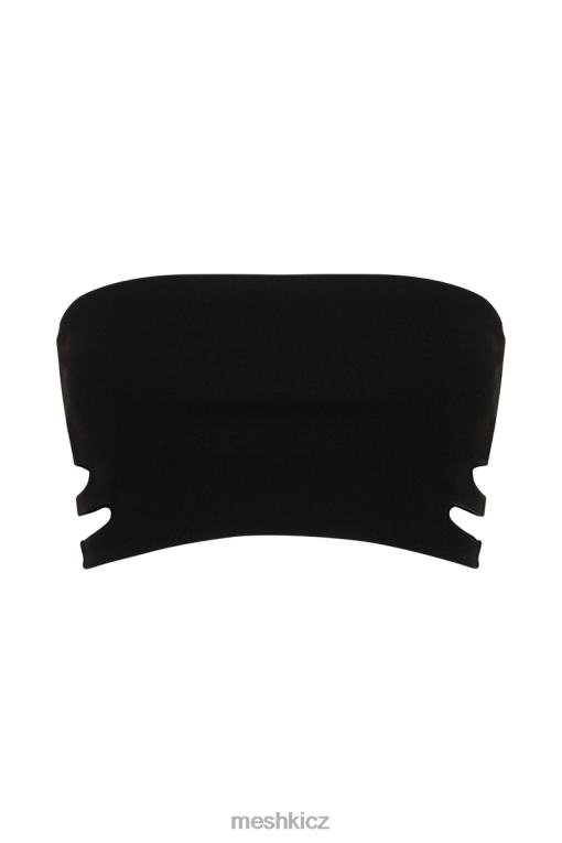oblečení Meshki audrina cut out bandeau top Černá V0D0D1182
