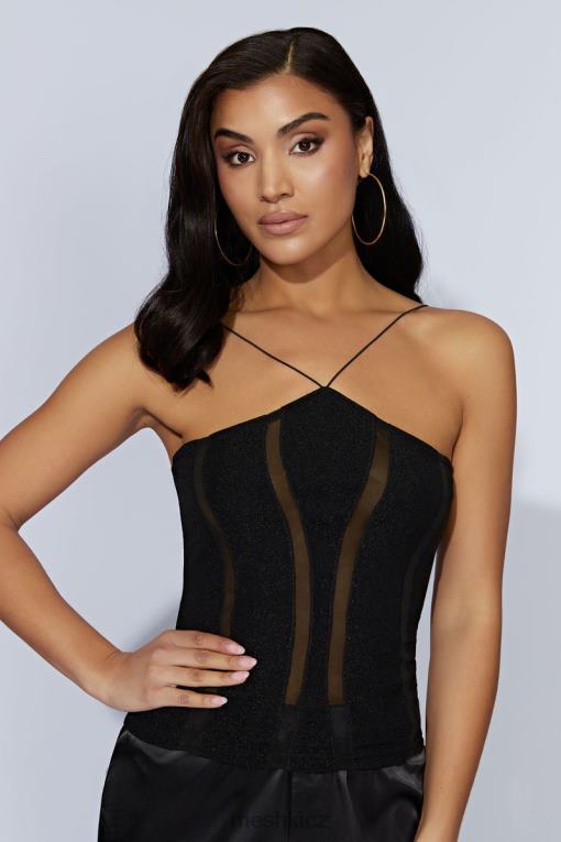 oblečení Meshki chantal obložená ohlávka Černá V0D0D1113