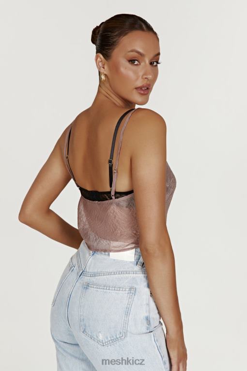 oblečení Meshki duhová košilka kiana taupe V0D0D1027