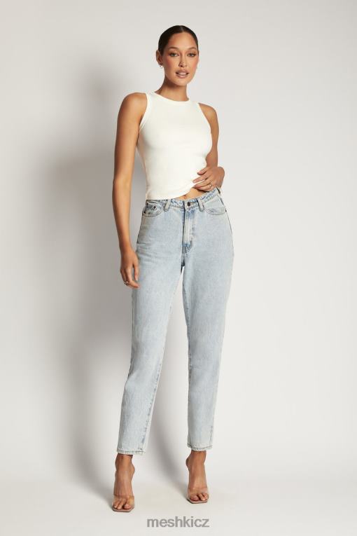 oblečení Meshki žebrované tílko zanna bílý V0D0D863