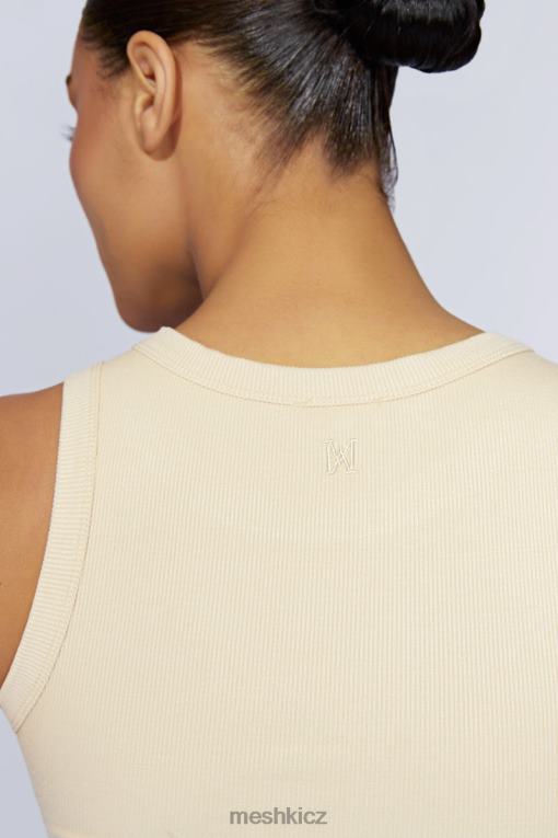oblečení Meshki žebrované tílko zanna krém V0D0D1069