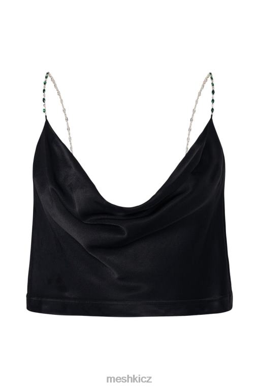 oblečení Meshki havva diamantový top Černá V0D0D1042