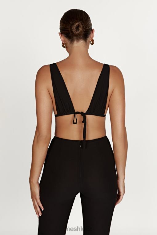 oblečení Meshki šifonový top sedmikráska Černá V0D0D1211