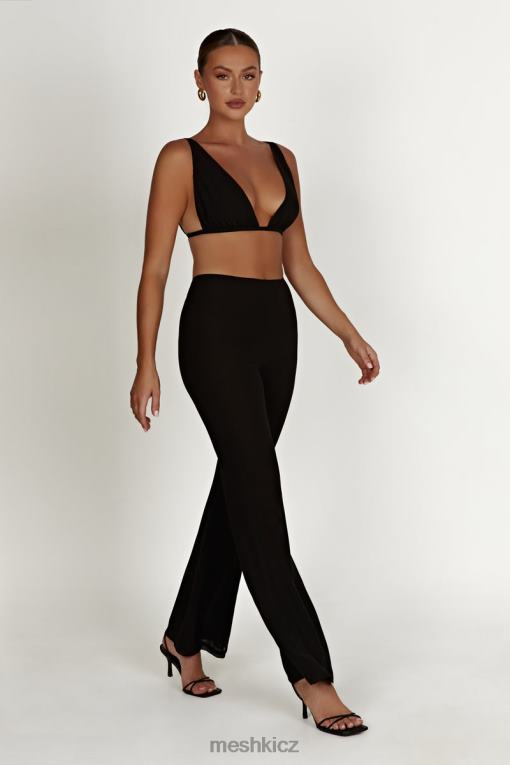 oblečení Meshki šifonový top sedmikráska Černá V0D0D1211