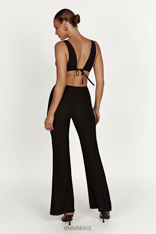 oblečení Meshki šifonový top sedmikráska Černá V0D0D1211