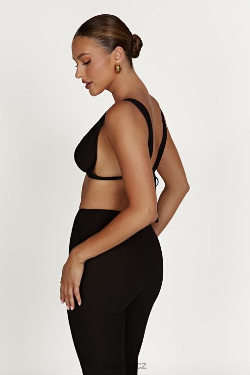 oblečení Meshki šifonový top sedmikráska Černá V0D0D1211