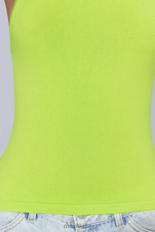 oblečení Meshki kelly long line top čerstvé zelené V0D0D1063