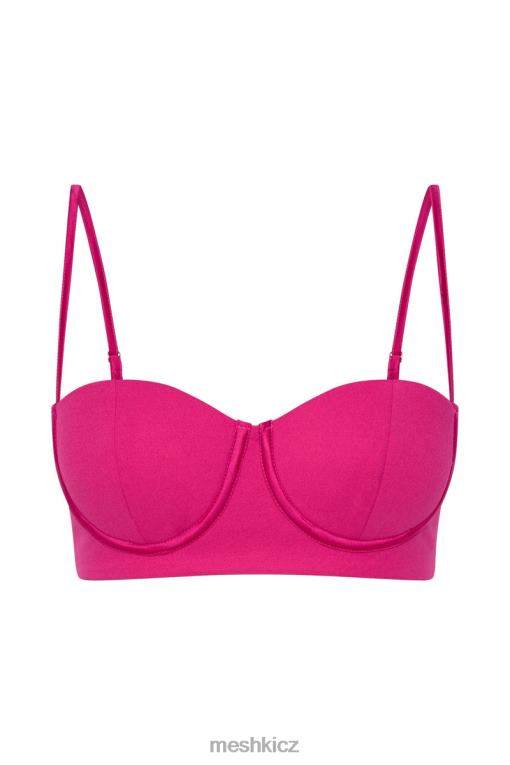 oblečení Meshki krepový top fiorella fuchsie V0D0D1160