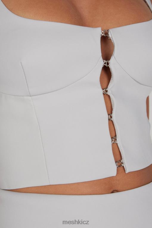 oblečení Meshki lainey háček a oko nahoru Šedá V0D0D1210