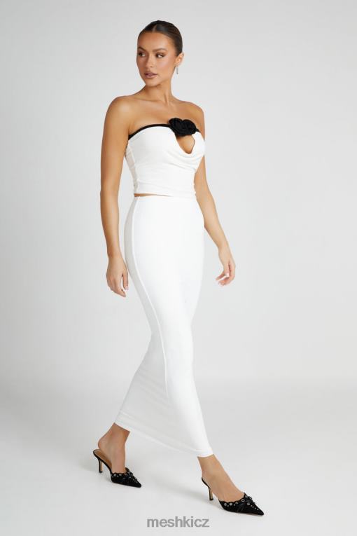 oblečení Meshki megan růženín bez ramínek Černá bílá V0D0D798