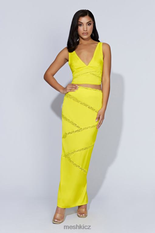 oblečení Meshki monet krajkový top čerstvé zelené V0D0D1089