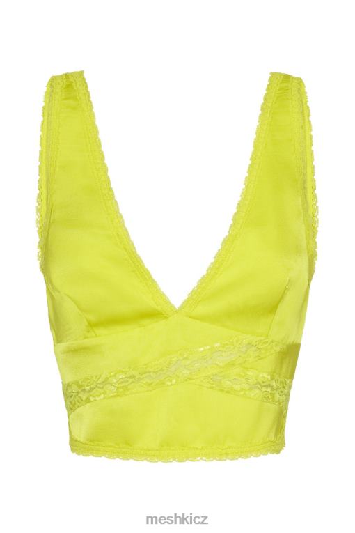 oblečení Meshki monet krajkový top čerstvé zelené V0D0D1089