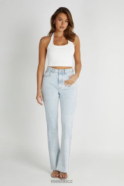 oblečení Meshki pletený top layla pointelle bílý V0D0D805