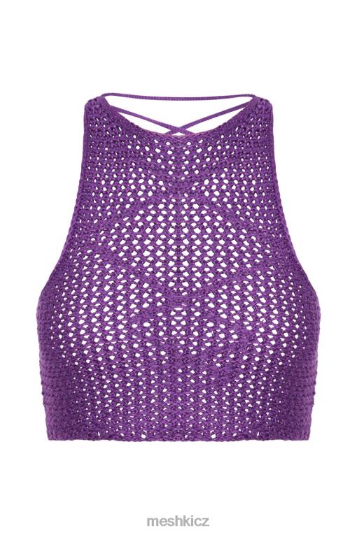 oblečení Meshki raquel háčkovaná krajka vzadu nahoře hroznový V0D0D1161