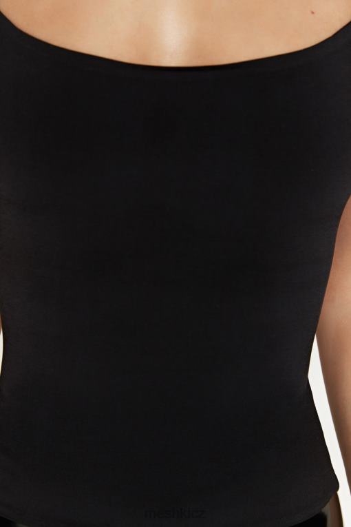 oblečení Meshki sabine long line backless top Černá V0D0D1072