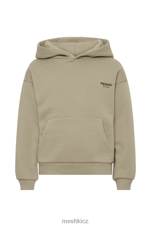 oblečení Meshki bernie oversized mikina s kapucí cement V0D0D912